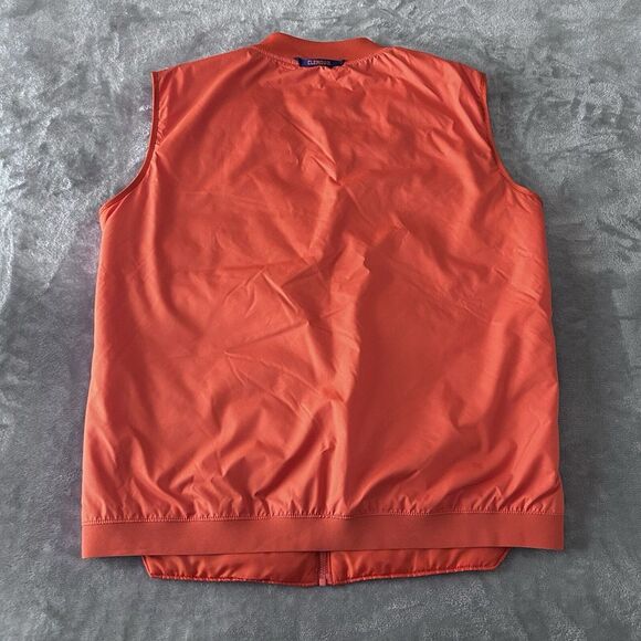 Nike Clemson Tigers Mens Size Large Full Zip Vest Jacket Orange White - Picture 4 of 8